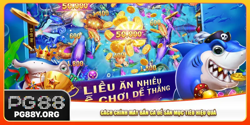Cách chỉnh máy bắn cá để săn mục tiêu hiệu quả